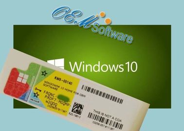 Κλειδί προϊόντων PC για τα παράθυρα 10 υπέρ άδεια κιβωτίων cOem αυτοκόλλητων ετικεττών Coa