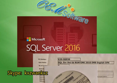 Αρχικός κεντρικός υπολογιστής 2016 τυποποιημένος χρόνος εκτέλεσης 2016 Emb της Microsoft SQL προτύπων ΕΔ OPK