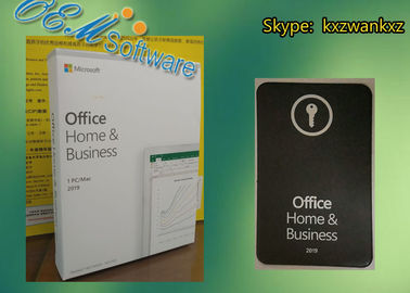 Λιανικά σπίτι του Microsoft Office κιβωτίων και επιχειρησιακό 2019 προϊόν βασικό Dvd FPP