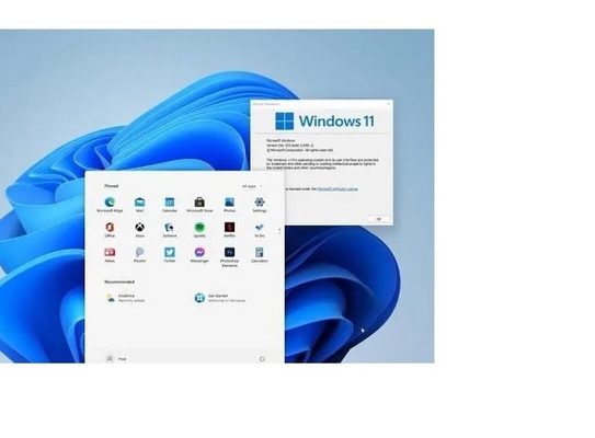 Το Microsoft Windows 11 κλειδί ενεργοποίησης με το ολόγραμμα κερδίζει την αυτοκόλλητη ετικέττα 11 Coa